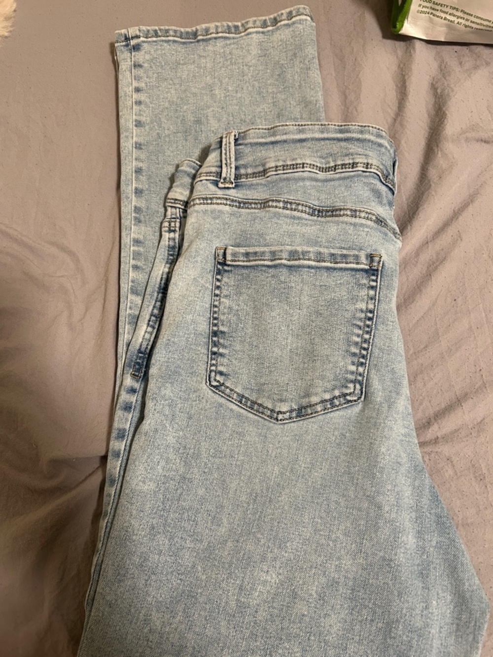 High-Rise Light Wash slim boot Jeans